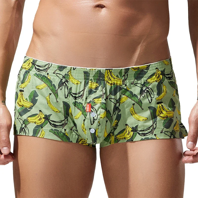 

New Cotton Cortos Hombres Mens Tracksuit U Bag Casual Trunks Pajama Shorts