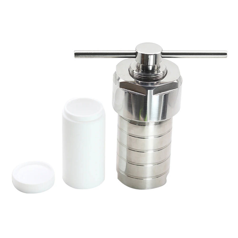 25ml/50ml/100ml Hydrothermal Autoclave Reactor, 304 Stainless Steel Polytetrafluoroethylene Lined For Lab Hydrothermal Process