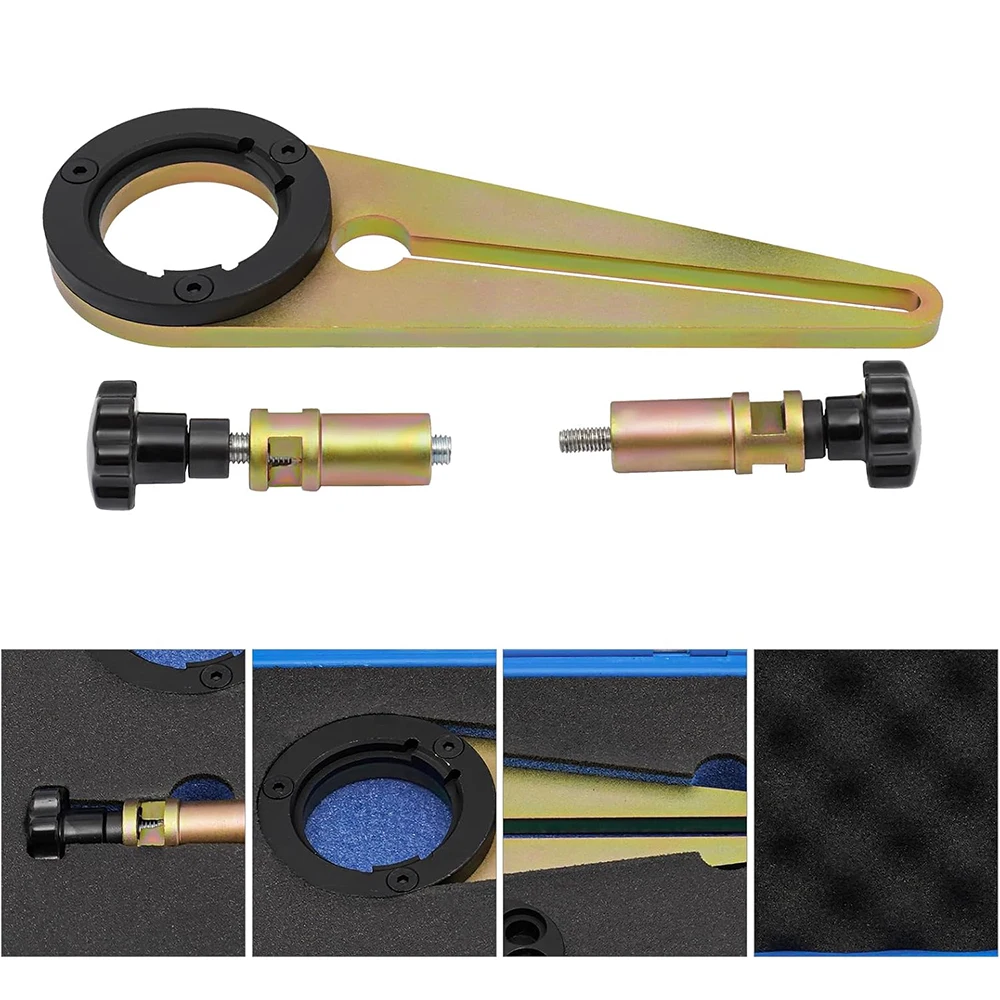 Outil de retrait de poulie de vilebrequin, outil de maintien d'amortisseur de vibrations 117220, outil de synchronisation de disque de courroie de vilebrequin pour BMW N47