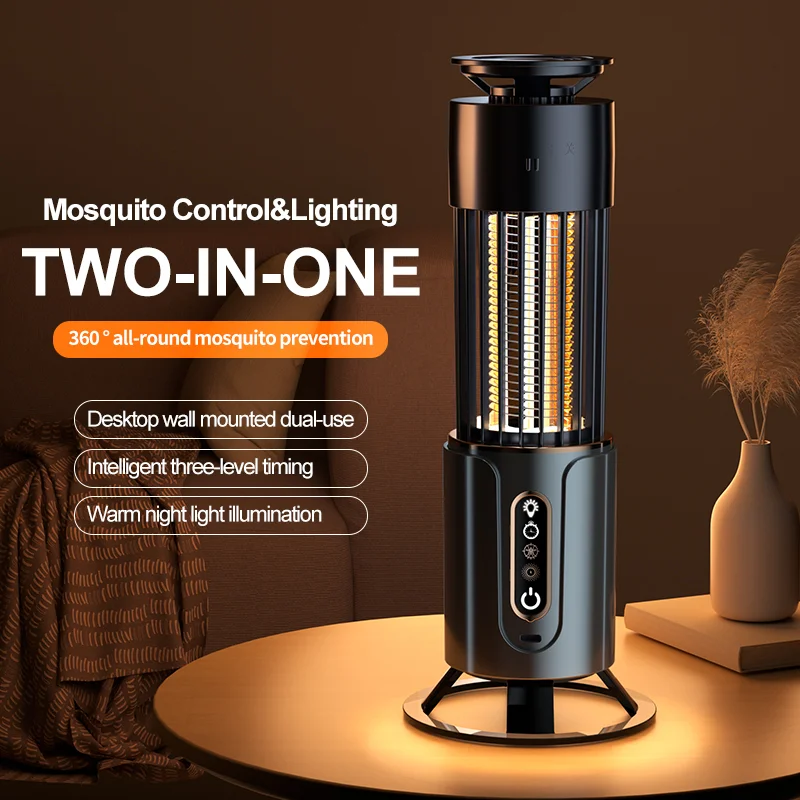 Lampe anti-moustiques, piège à mouches, lanterne de Camping, synchronisation USB, tapette électrique anti-moustiques, répulsif d'insectes en plein air