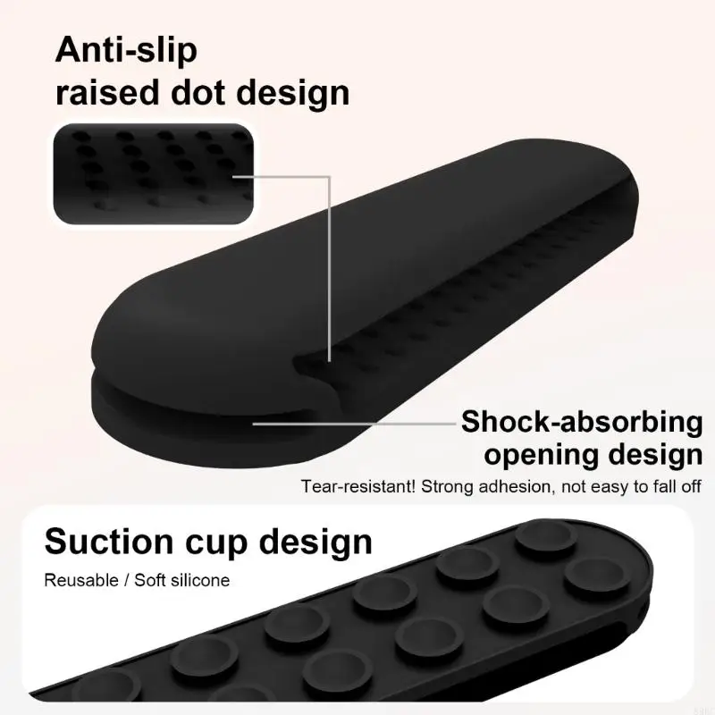 

Ergonomic Silicone Hand Straps For Secure Handed Tablet Grip And Anti Slip Protections 896C