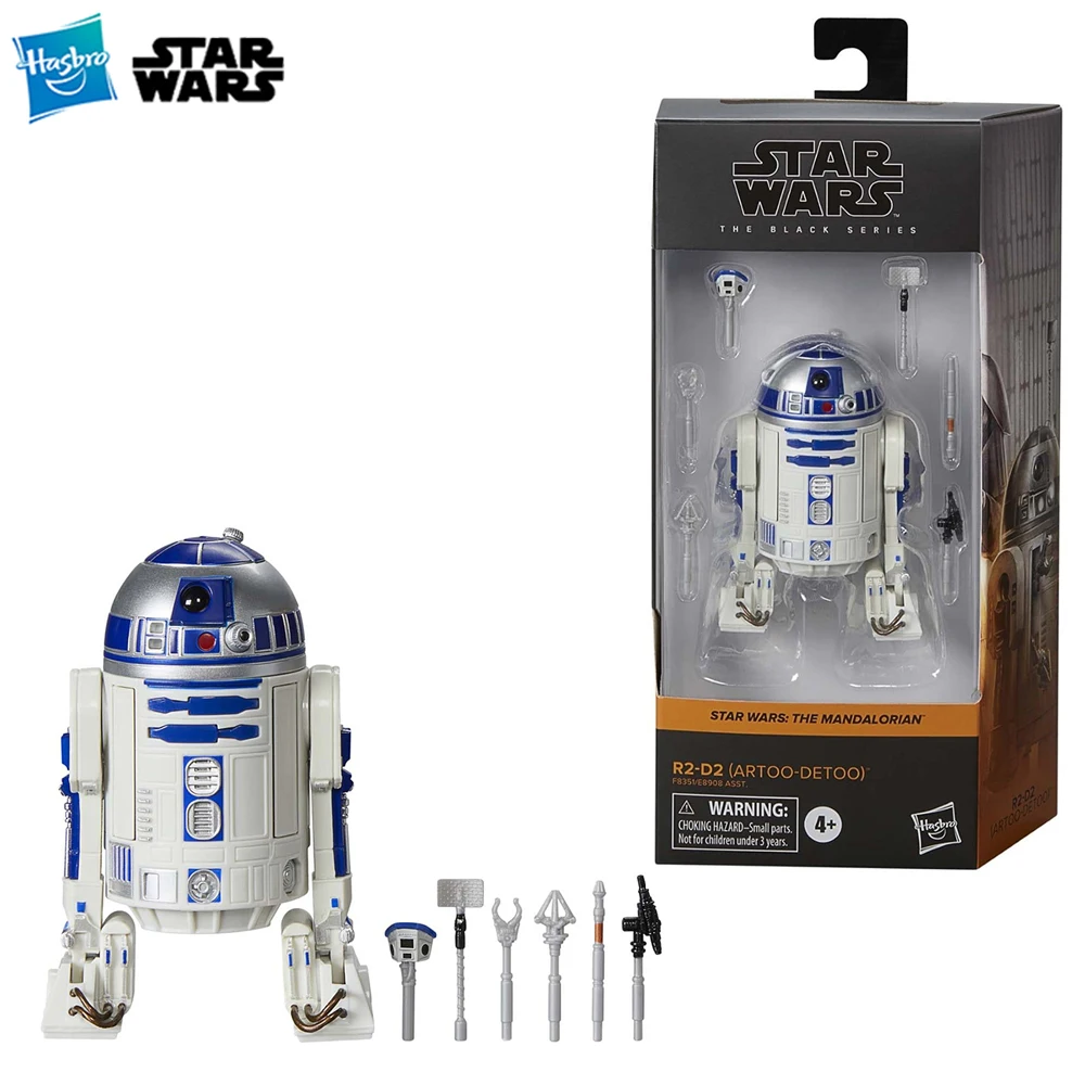 

[In-Stock] Hasbro STAR WARS The Black Series R2-D2 (Artoo-Detoo) 6-Inch-Scale Action Figure Model Ornament Toy Gifts (F8351)