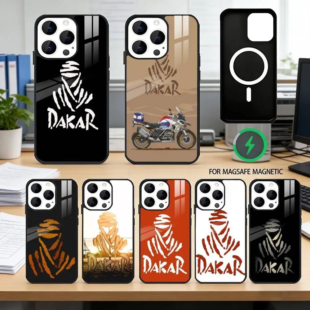 

R-rally D-dakar logo Phone Case For iPhone17,16,15,14,13,12,11 Plus,Pro Magnetic with Magsafe Wireless Charging