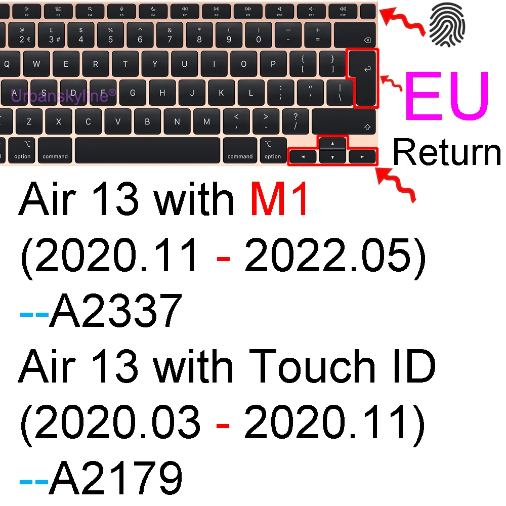 Tastatur Abdeckung für Macbook Air 13 M1 11 Pro 13 14 Max 16 Touch Bar ID 15 17 12 Retina silikon Protector Haut Fall A2337 A2442