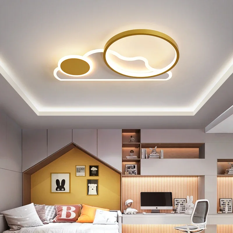 

Children's ceiling lamp LED eye protection modern simple creative bedroom cartoon cloud Nordic boys and girls room lighting