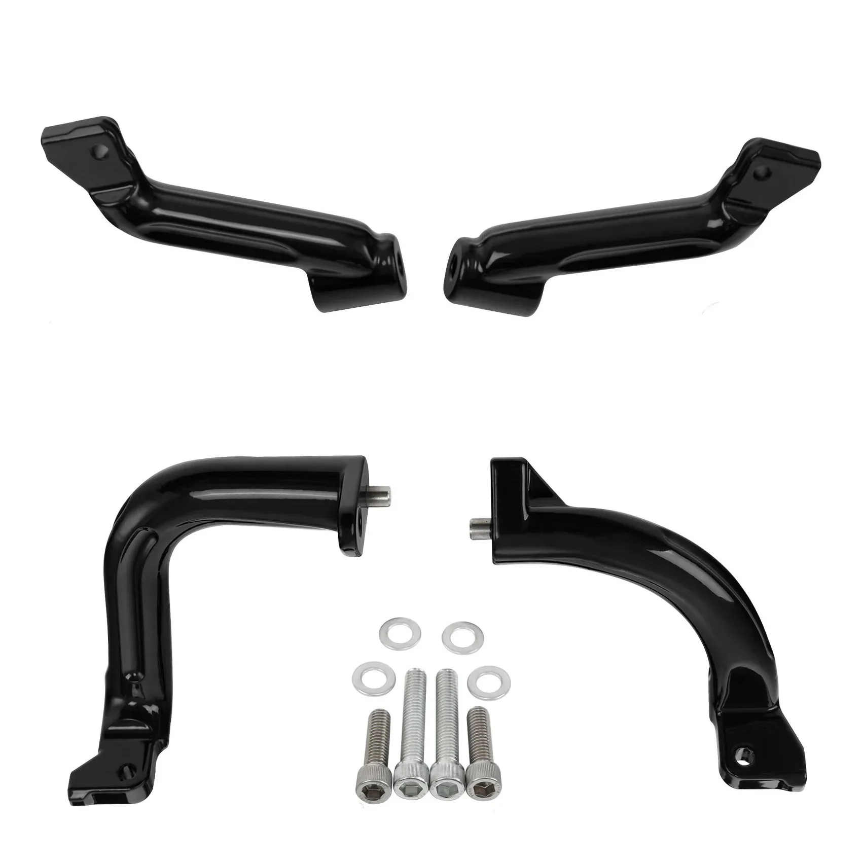 Front Driver Floorboard Footboard Mount Bracket Kit For Harley Touring Road King Street Glide Ultra Limited 2017-2024 Motorcycle