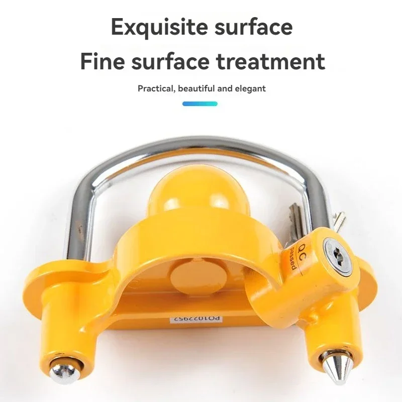 New Trailer Trailer Anti-theft Lock Connector Ball Cover Lock Heavy Duty Yacht