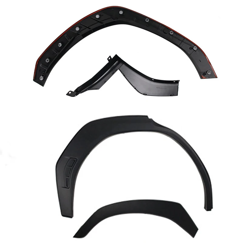 Car Rear Wheel Eyebrows Flares Trim Wheel Arches Eyebrows Mouldings Body Kits for 2022 Subaru WRX