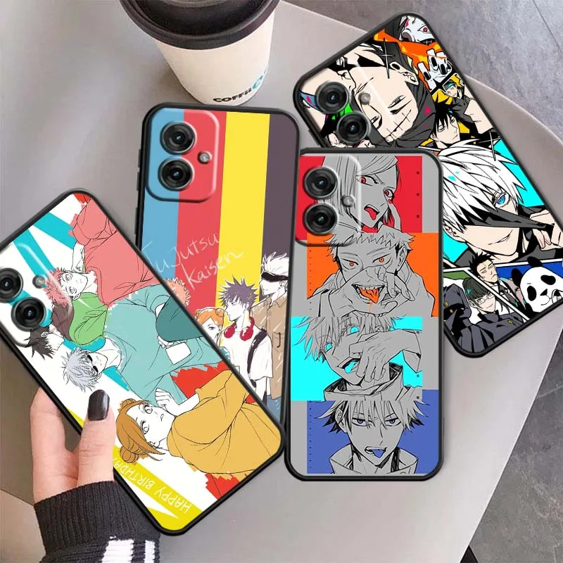 

Anime J-Jujutsu Kaisen Yuji Phone Case For Motorola G85 Edge 50 G24 G35 G14 G04 40 G72 G34 G31 G Stylus G54 G13 G32 5G Black