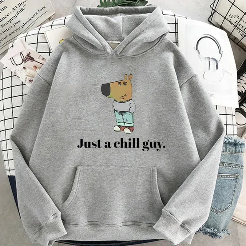 Juste un gars froid Meme imprimer sweat à capuche drôle femmes Vintage Harajuku mode sweat pull décontracté sweat à capuche pour femme vêtements