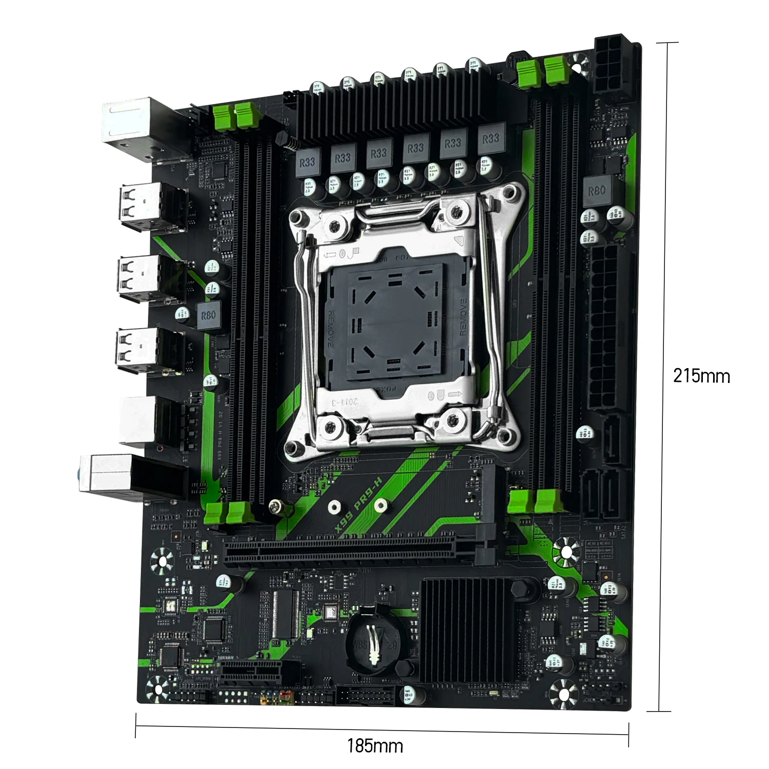 MACHINIST X99 PR9-H Placa base opcional Xeon E5 2640 V4 LGA 2011-3 CPU Kit Set 16GB DDR4 Memoria RAM NVME M.2