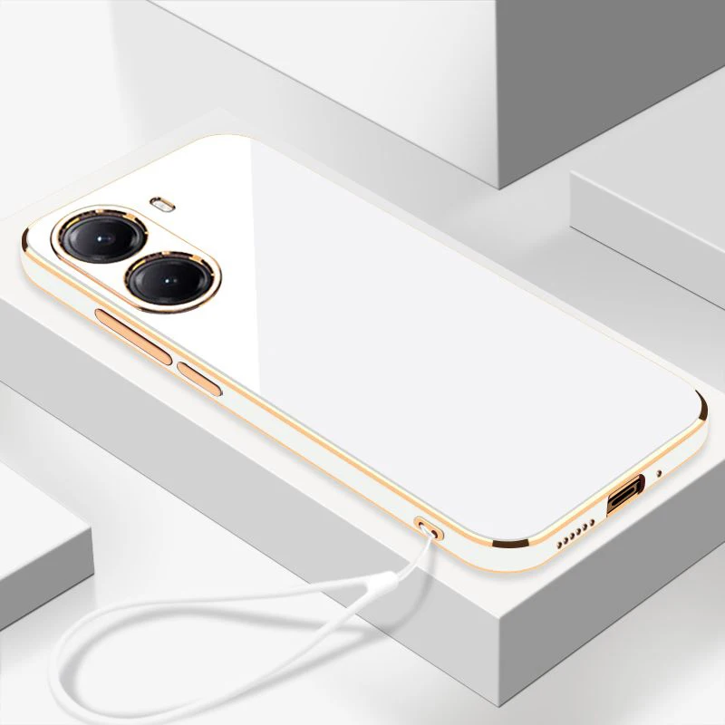 For Xiaomi POCO X7 Pro Case Poco X7 Pro Cover poco x7pro Luxury Square Plating Phone Case POCOX7PRO Shockproof Back Cover