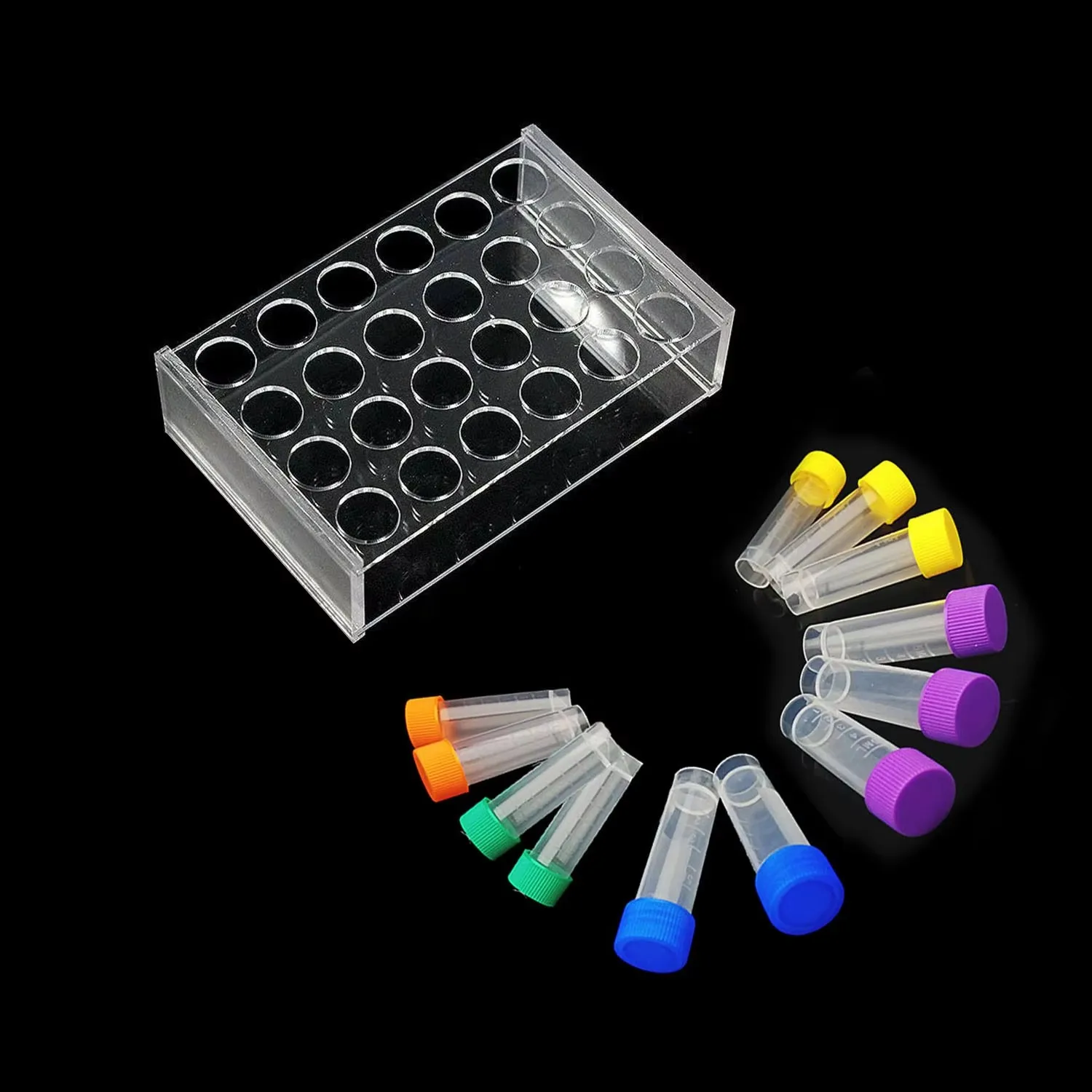 Labor-Gefrierröhrchen, Reagenzgläser 10ml/5ml/2ml/1ml, Kunststoff-Gefrierröhrchen, Kryovial mit Silikondichtung, 50 Stück/100 Stück – Detail 7