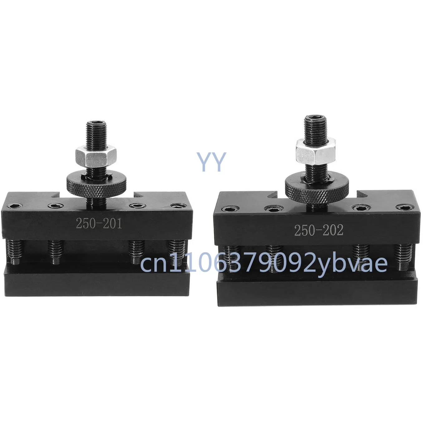 

2Pcs Quick Change CNC Lathe Tool Post Turning Facing Holder Holder for Lathes Tools-250-201 & 250-202