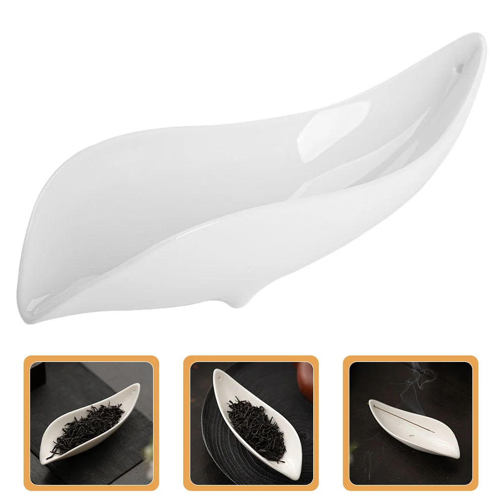 

Ceramic Tea Scoop Exquisite Teaspoon for Loose Leaf Tea Coffee Salt Sugar Practical Kitchen