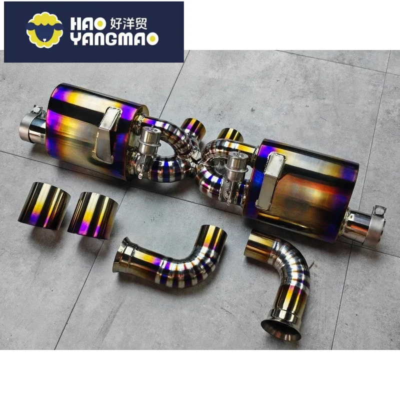 Applicable to High-quality titanium pipe Porsche 911 GT3 exhaust system