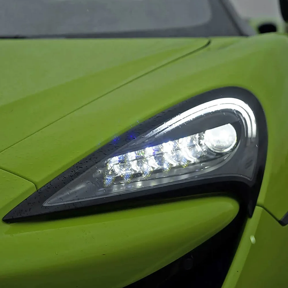 

Front Headlight Cover For Mclaren 540C 570 600LT Transparent Mask Headlamp Lamp Shell Replace Original Lampshade Plexiglass