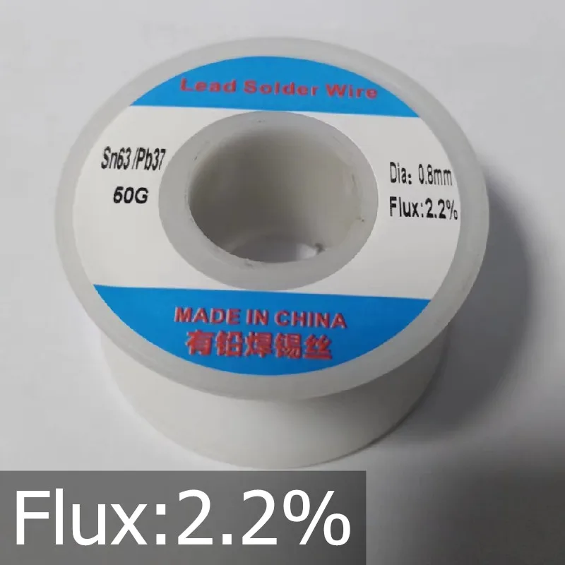 50g/roll with lead solder wire, low melting and high purity mixed tin rosin core solder wire with a diameter of 0.6/0.8/1.0/1.2m