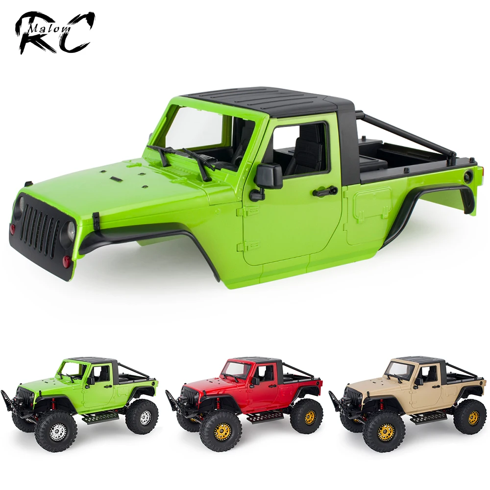 

Axial SCX10/SCX10 II/90046 Wrangler Body Kit – 1/10 Scale RC Crawler, 12.3in (313mm) Wheelbase