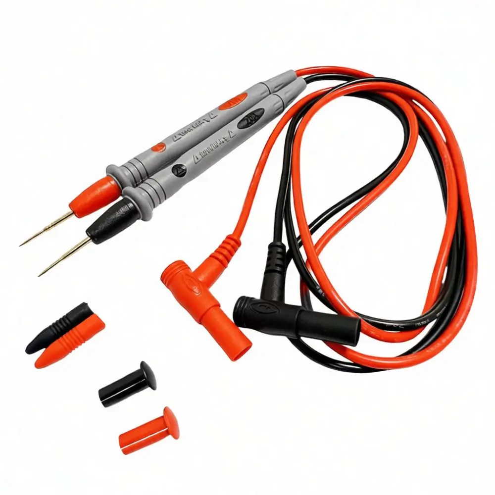 Multimeter Lead Extension 20A Sharp Gold Plated Probes Crocodile Clips Included Universal Measurement Cable Repair Tool