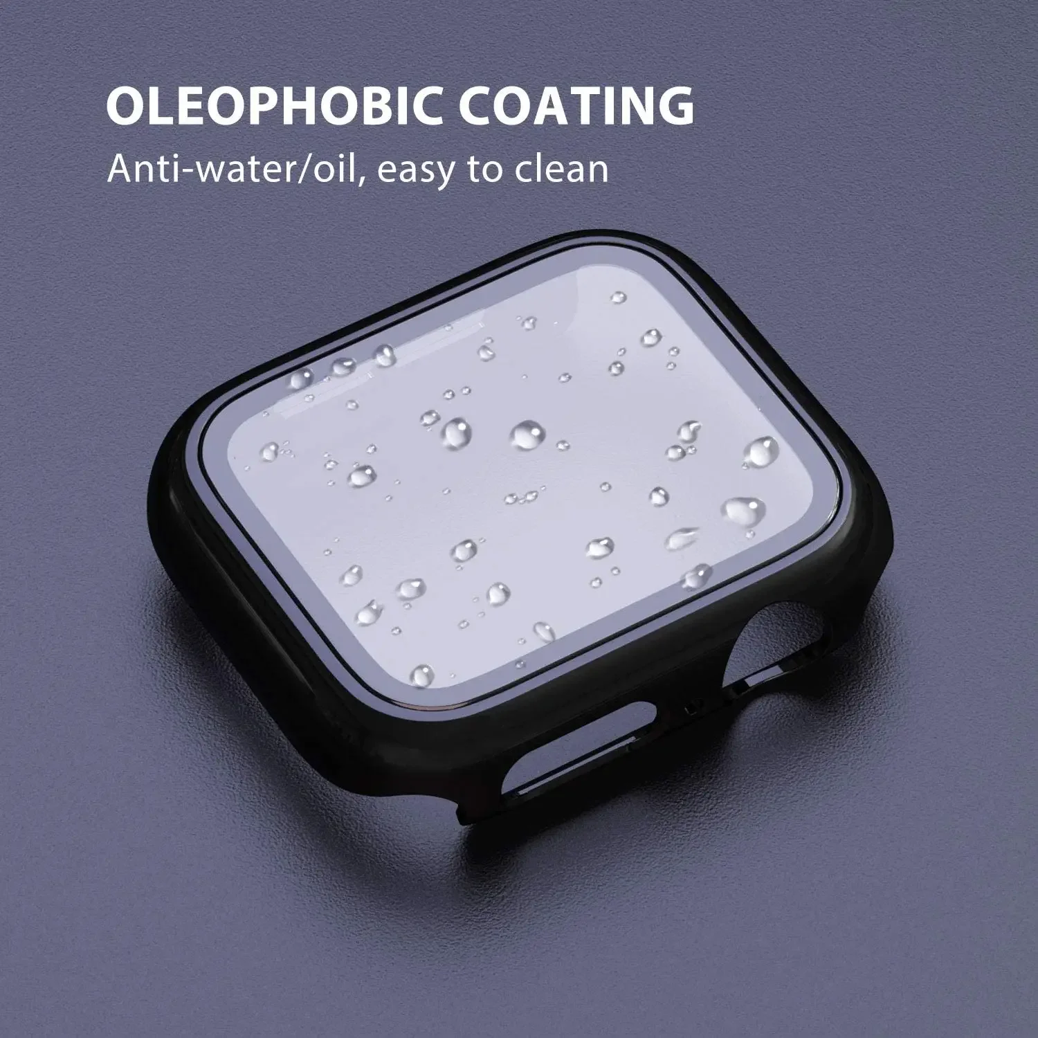 حافظة لساعة أبل سلسلة 6 5 4 3 SE 44 مللي متر 40 مللي متر 42 مللي متر 38 مللي متر ملحقات مطلية بمصد + واقي شاشة من الزجاج المقسى غطاء iWatch