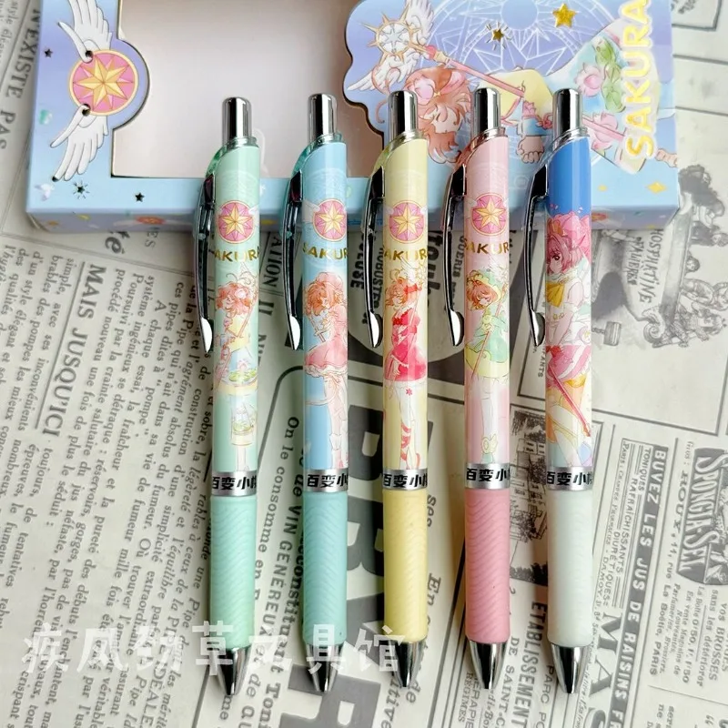 Cardcaptor Sakura gel pen student black water pen Japanese ins high-looking cute school stationery cartoon anime ballpoint pen