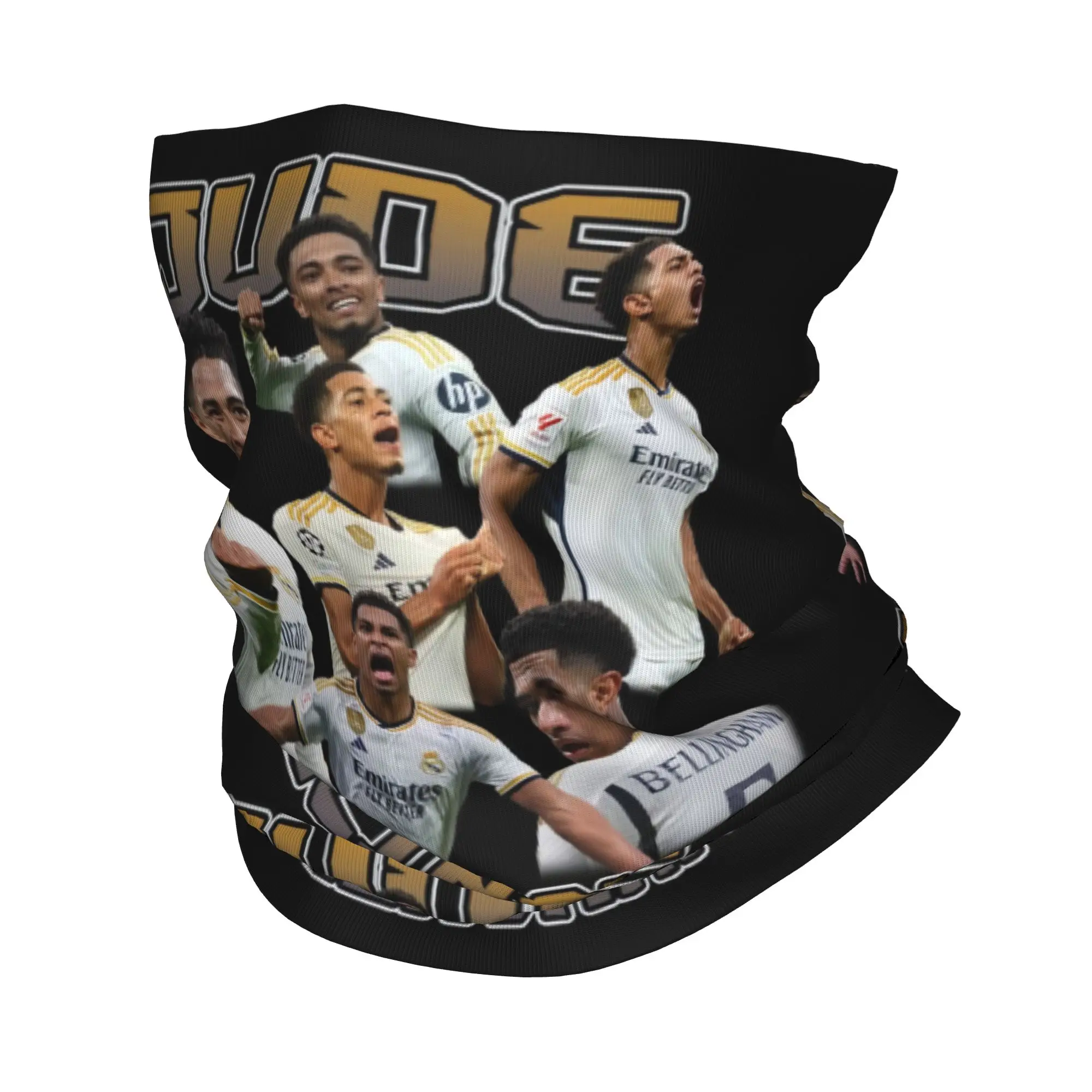 Custom English Football Soccer Stars Bandana Winter Neck Warmer Men Windproof Wrap Face Scarf for Hiking  Gaiter Headband