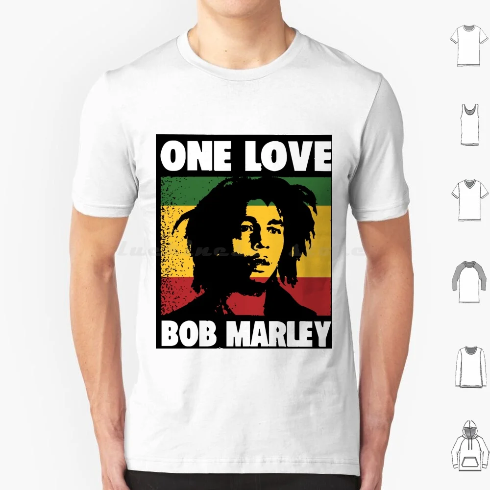 Marley T Shirt Big Size 100% Cotton Marley One Love Geek Freak Superfreak