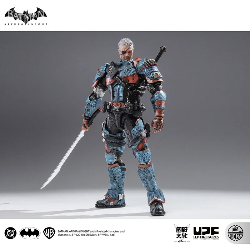 LPZZ ROUNO CUEURE DC002 1/12 Deathstroke Arkham Knight وحدة نهائية متحركة باتمان تحصيل نموذج عمل أنيمي الشكل لعبة