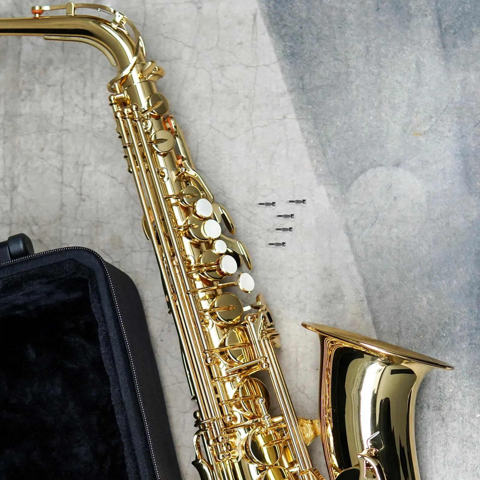5Pcs Precision Saxophone Key Screw Set Damping Design for Alto Soprano Tenor Saxophone Repair Smooth Operation Reliable