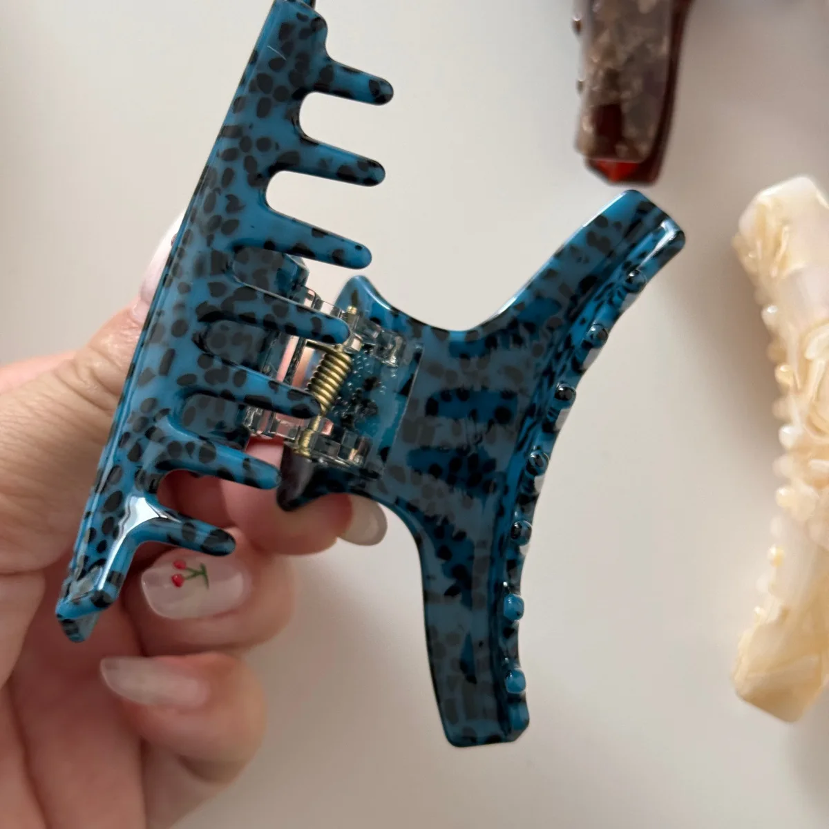 DuoShang новые 8 см геометрические ацетатные заколки для волос осень-зима ретро модные заколки для волос для женщин и девочек аксессуары для волос