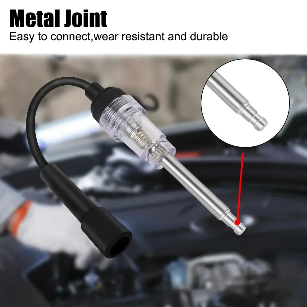 Car Spark Plug Tester Ignition System Coil Engine Inline Autos Diagnostic Test Tool In-Line Igniton Spark Tester Wire Spark Test