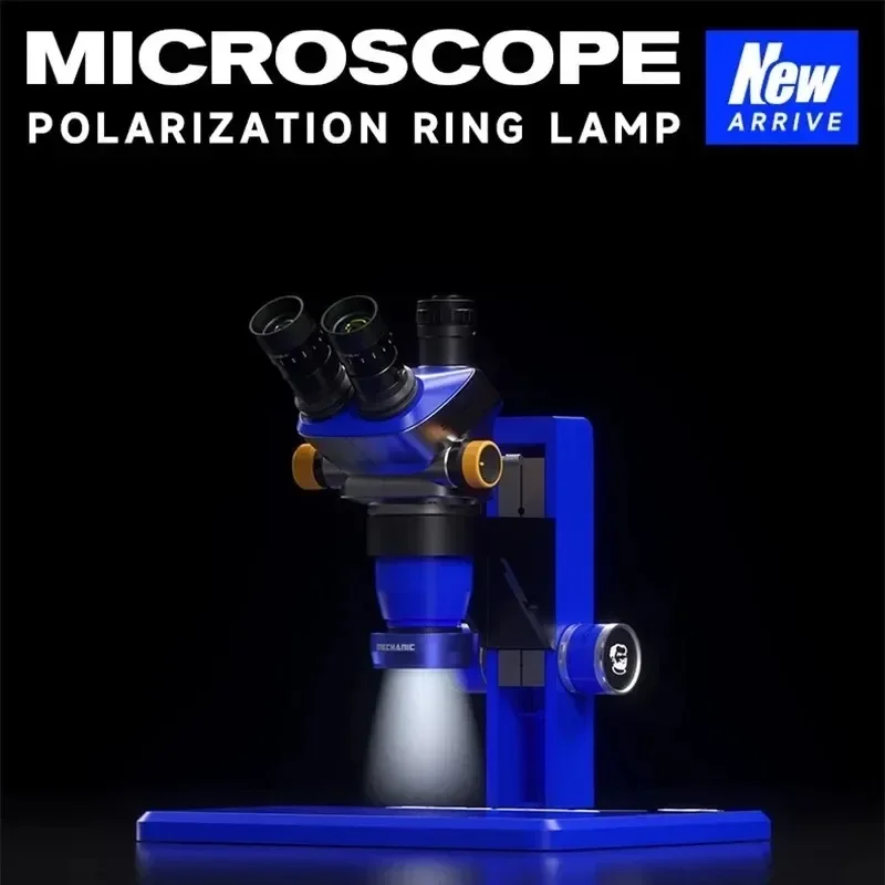 Imagem -06 - Anel de Luz Polarizada para Microscópio Mecânico Ls720 Elimina Reflexão Adequado para a Maioria dos Microscópios Estéreo Tamanho 48 mm