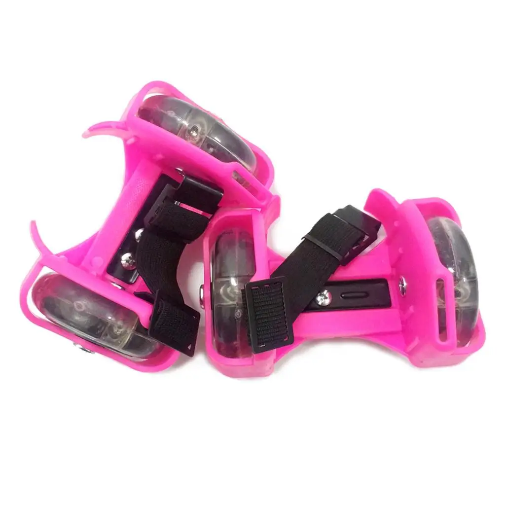 Flashing Child Gift Pulley Heel Adjustable Safety Outdoor Home Skating Flash Heel Wheels Shoes