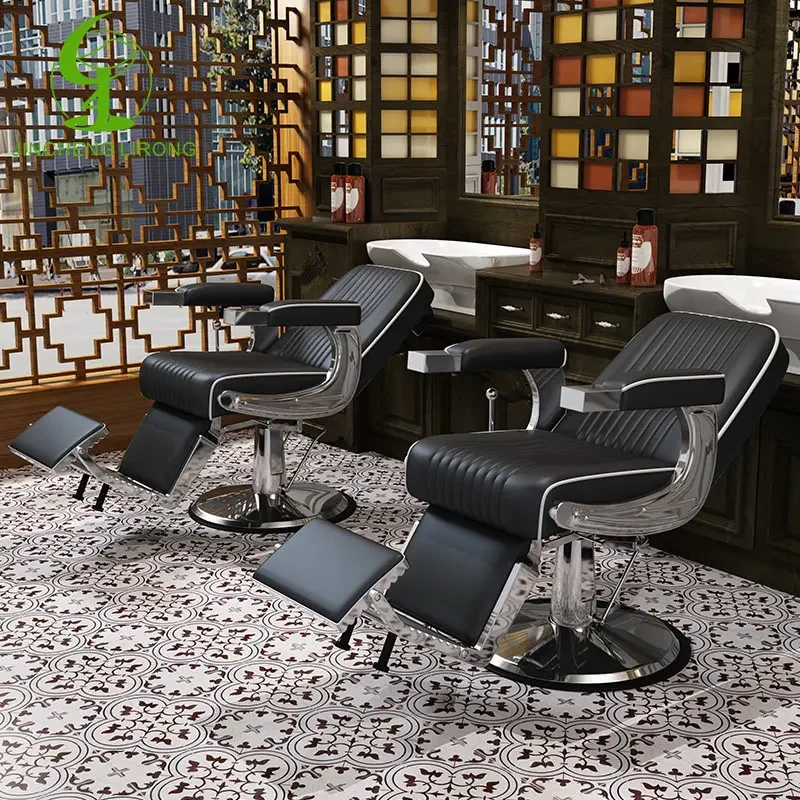 Swivel Comfortable Barber Chair Home Durable Salon Chair Light Luxury Barbershop Silla Barbero Hair Salon Furniture