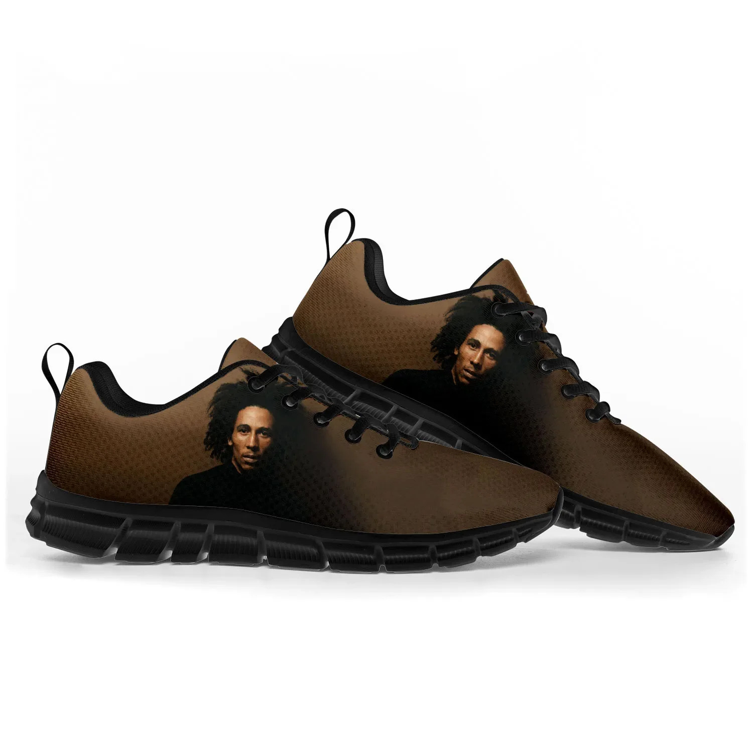 Unisex Reggae Rock Music Star Bob Marley Sneakers, calçados esportivos, homens, mulheres, adolescente, crianças, crianças, alta qualidade, casal