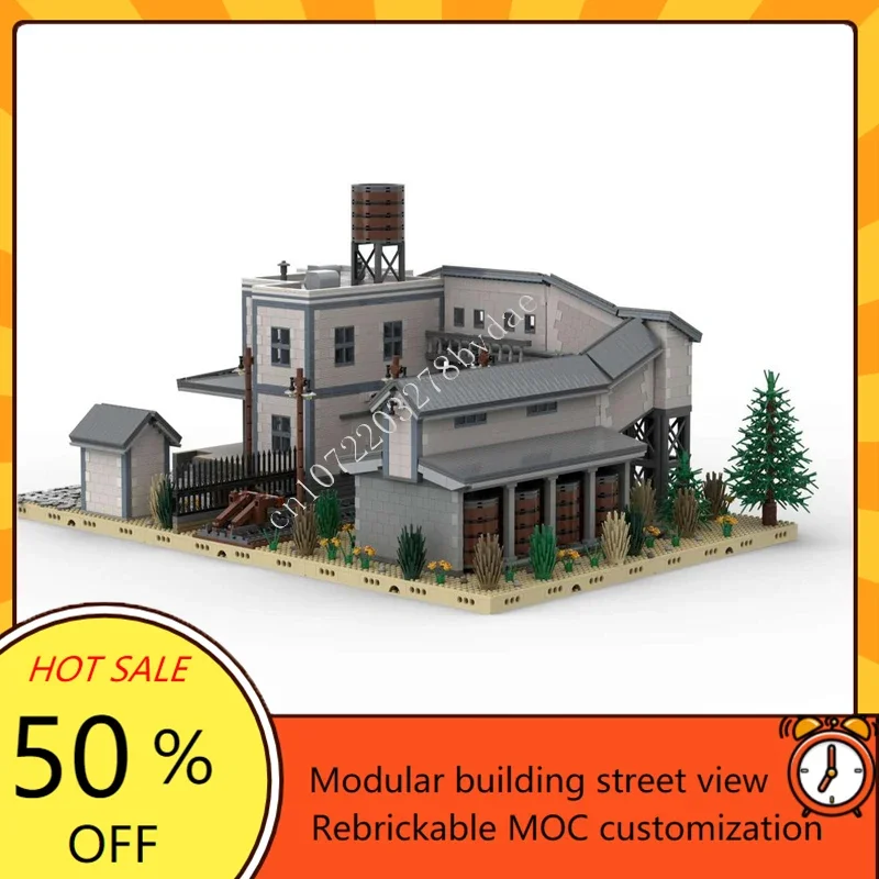 6870 個酢工場モジュラー MOC クリエイティブストリートビューモデルカスタムパズル建築 DIY 教育組立モデルおもちゃギフト