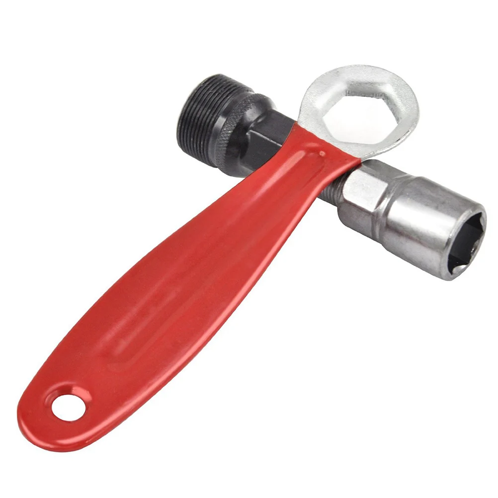 

Bike Crank Extractor Handle Bottom Bracket Remover Small Handheld Tool Kit for All Brands Easy Use Beginners Cycle Spanner