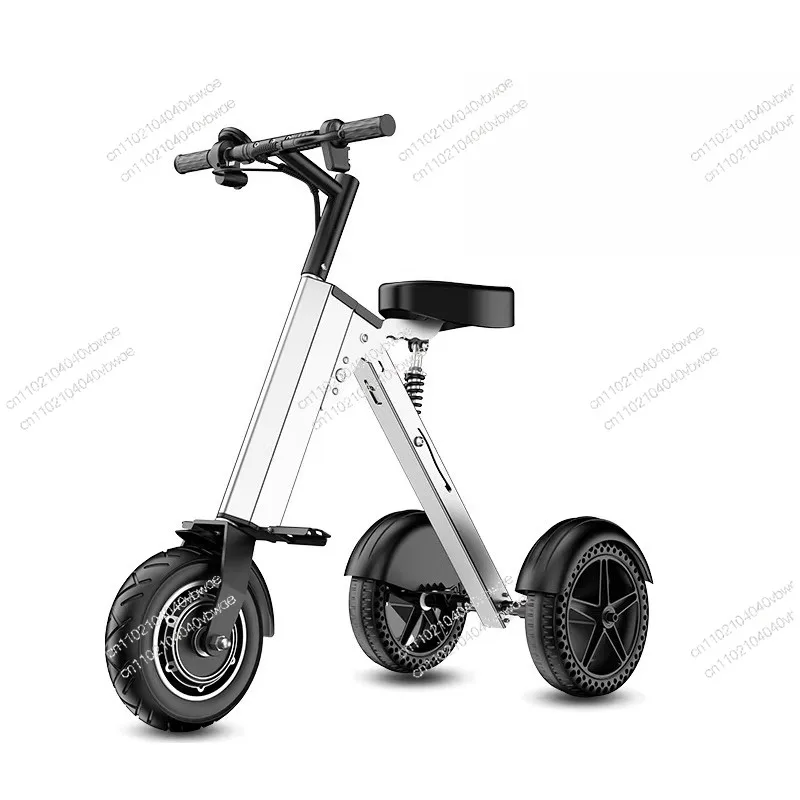 Ultra-light Safety Portable Folding Lithium Battery Aluminum Alloy Brushless Motor Three 3 Wheel Electric Scooter Tricycle