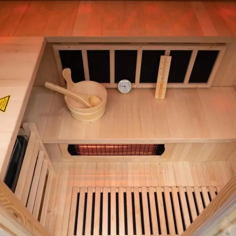 Modern Design Indoor Combination Sauna Room Infrared Sauna with Steam Dry Sauna for Home Spa