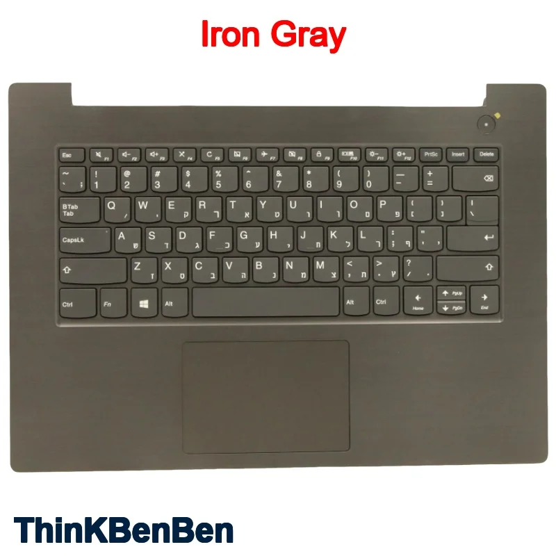 

Iron Gray Upper Case Palmrest Shell Cover Keyboard For Lenovo V330 14 14IKB 14ISK 14ARR 5CB0Q64432 5CB0Q64233 5CB0Q64311