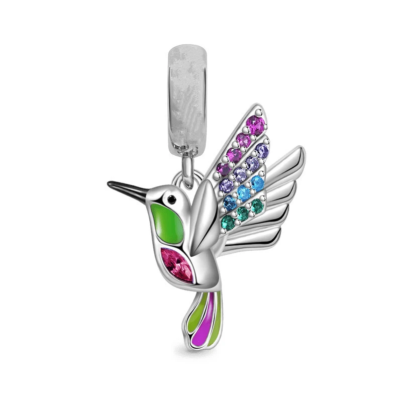 New Authentic Phoenix Parrot Owl Charm Beads Fit Original 925 Sterling Silver Bracelet For Fashion Women Jewelry Gifts Making