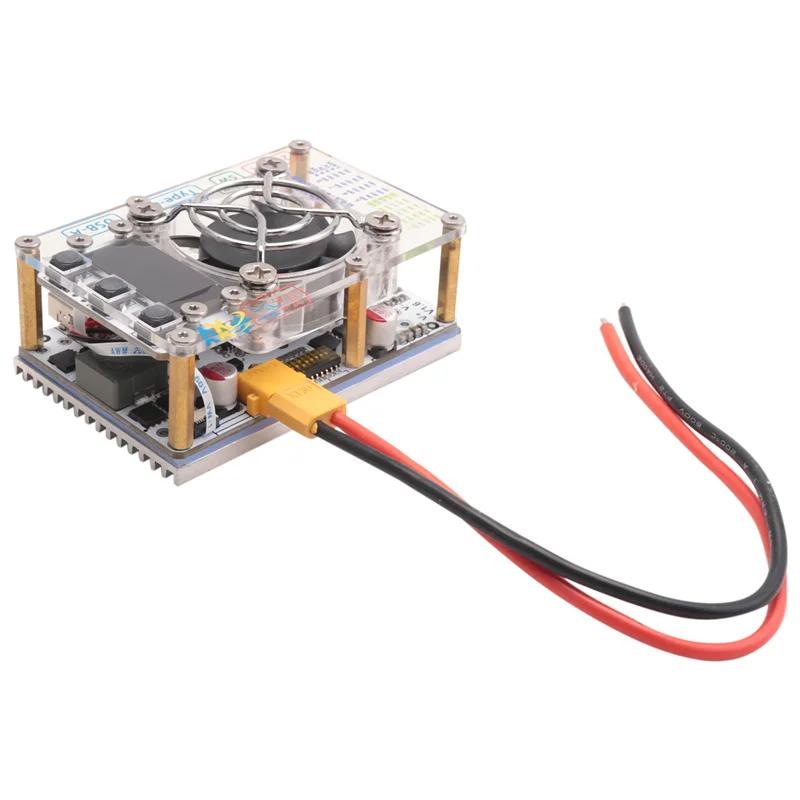 AED5-PD3.1 140W + 140W/280W Modul Pengisian Cepat 0.96 Inci Li/Li-Iron 21700/18650 2S/3S/4S/5S/6S DIY Power Bank Motherboard XT30