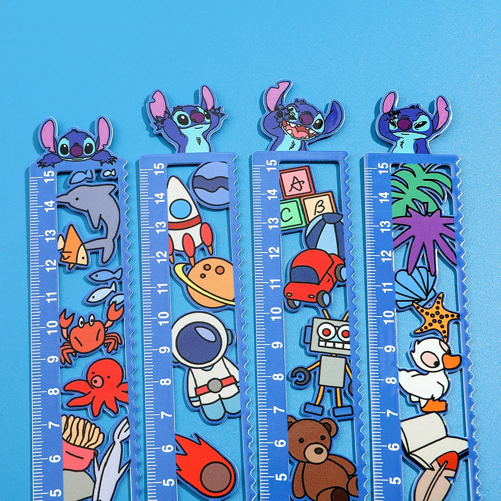 Eating Cute Stitch Bookmark Anime Fan Collect Metal Book Marks Book Accessory Study Stationery Gift for Book Lover Friend Women