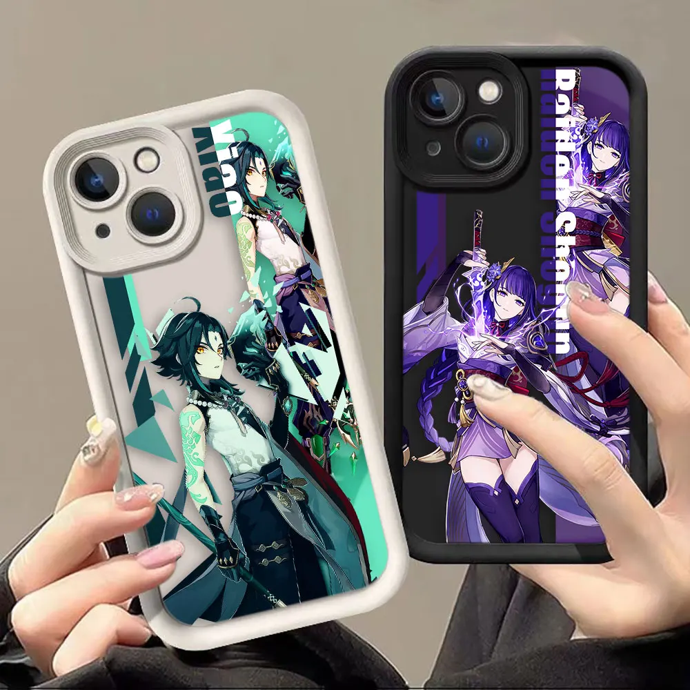 

Genshin Impact Miko Xiao Phone Case For Googel PIXEL 7 7A 8 8A 9 PRO XL Oneplus 8T 10R 11 NORD ACE CE 2 3 4 LITE Case DIY Shell