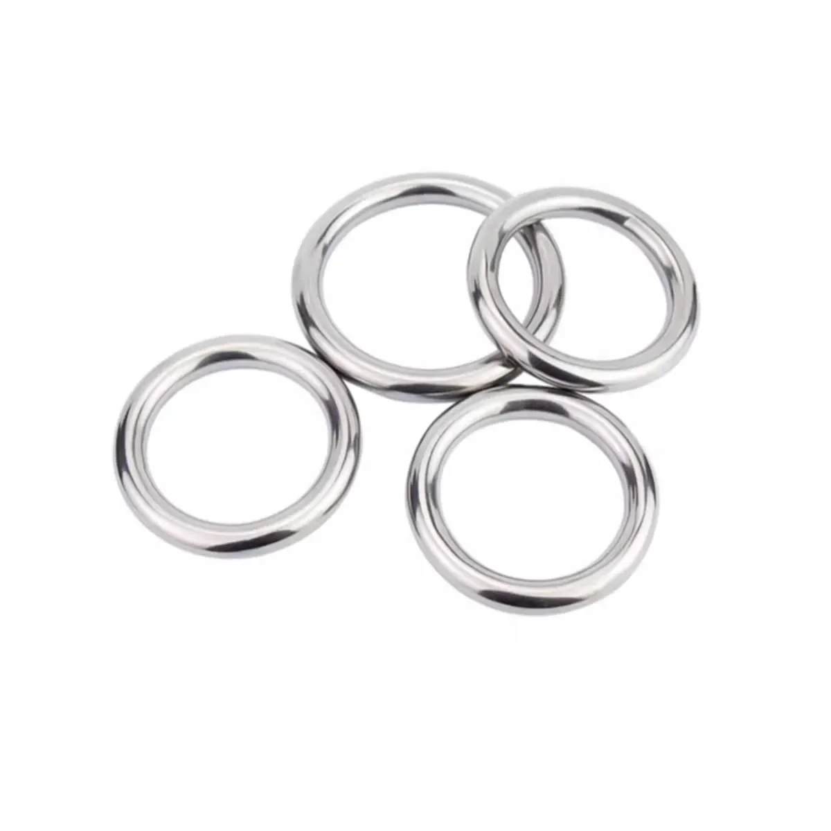 304 Stainless Steel Seamless Circular /O-Shaped Solid Steel Ring M3M4M5M6M7M8