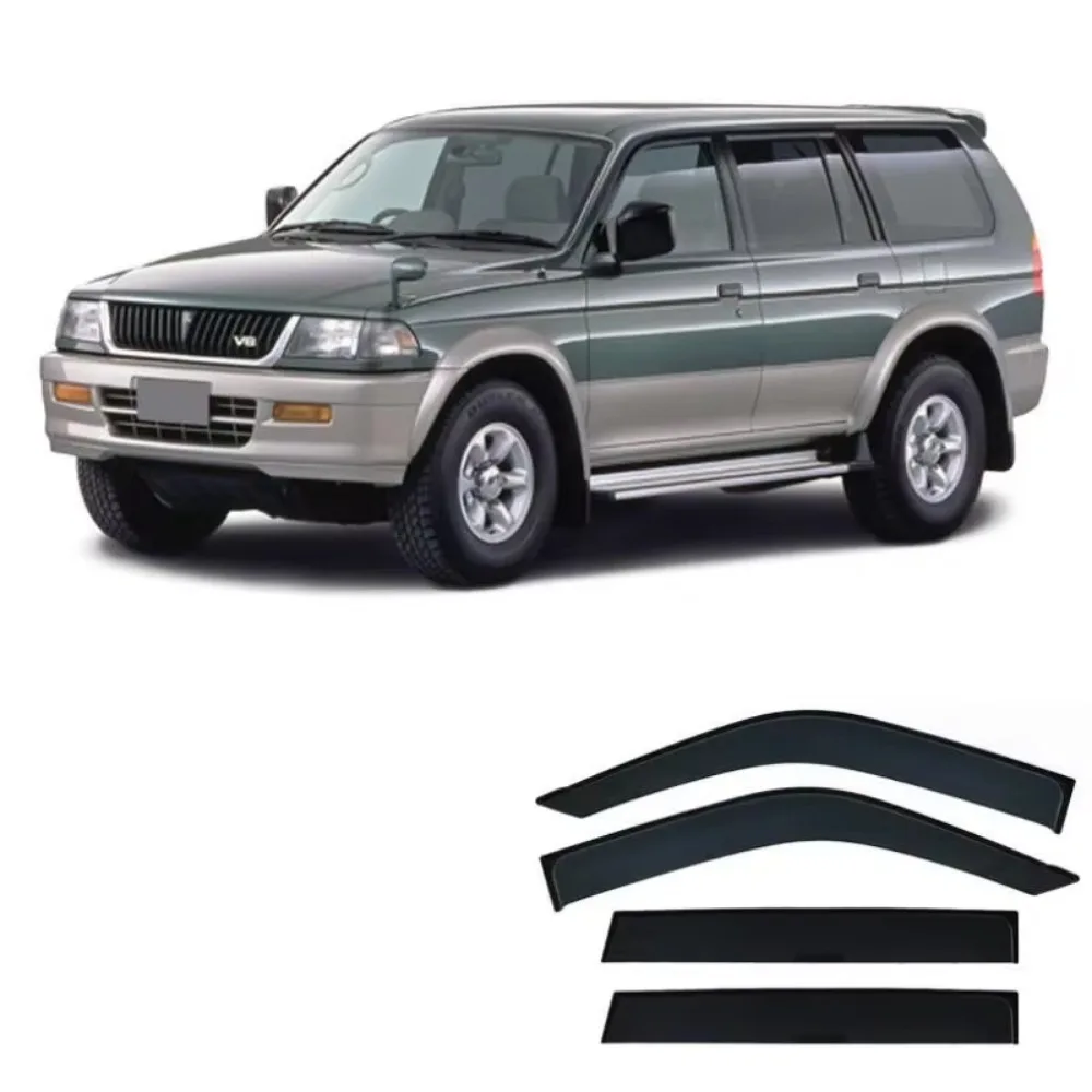 Window Visor Rain Exterior Part Body Kit Accessories For Mitsubishi Challenger 1996 1997 1998 1999 2000 2001 2002 2003 -2015
