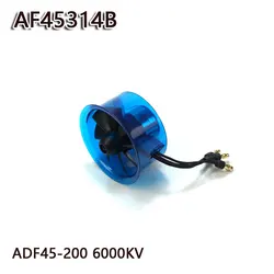 Sistema de alimentación EDF de 45mm, 6000KV, 3S/4S EDF para avión a reacción RC, sistema de ventilador con conductos, modelo de avión a control remoto, piezas de bricolaje