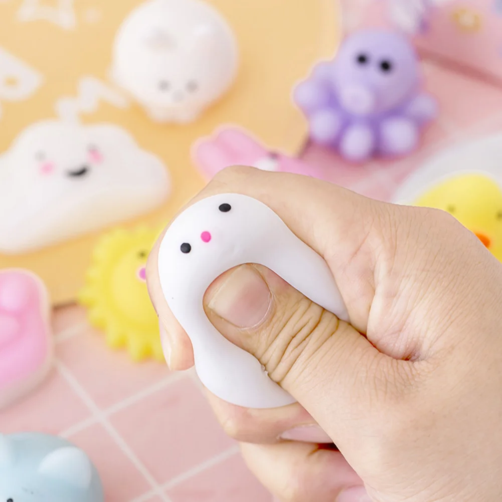 1-10Pcs Kawaii Squishies Mochi Anima Toys Kids Adults Antistress Ball Squeeze Party Favors Stress Relief Birthday Toys