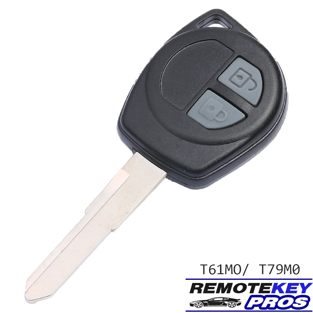 DIYKEY T61MO/ T79M0 , 37182-78M00 Remote Key 2 Buttons 433.92MHz ID47 Chip for Suzuki HU87 Blade